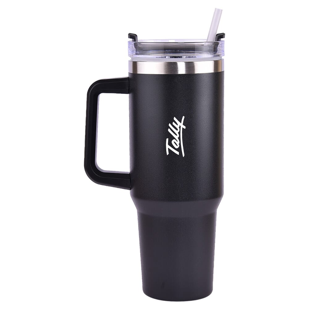 Hydra Stainless Steel Mug- Black- 1200ml